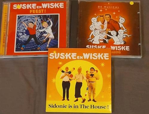 Cd´s Suske & Wiske; feest, de spokenjagers, sidonie in the h, Cd's en Dvd's, Cd's | Nederlandstalig, Zo goed als nieuw, Ophalen of Verzenden