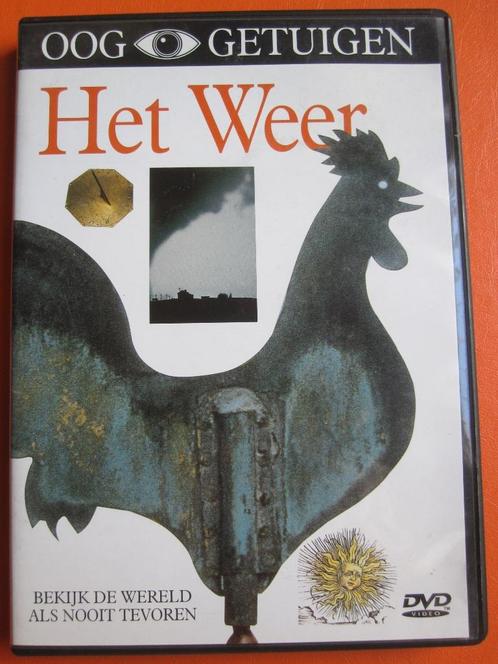 Ooggetuigen - Het Weer, Cd's en Dvd's, Dvd's | Documentaire en Educatief, Zo goed als nieuw, Natuur, Alle leeftijden, Ophalen of Verzenden