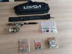 Complete Lixada vishengel 2,10 m met visaccessoires., Ophalen, Zo goed als nieuw, Molen