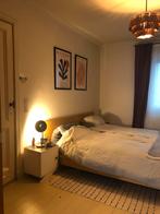 Tweepersoonsbed 180x200 cm - eikenfineer, Huis en Inrichting, Slaapkamer | Bedden, Ophalen, Gebruikt, Overige kleuren, Tweepersoons