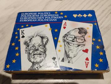 Speelkaarten Europese politici 1991 beschikbaar voor biedingen