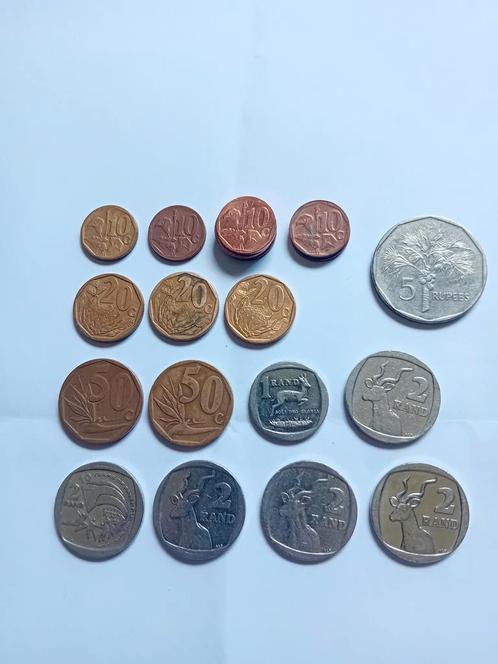 Mooie muntjes van Zuid-Afrika., Timbres & Monnaies, Monnaies & Billets de banque | Collections, Monnaie, Enlèvement ou Envoi