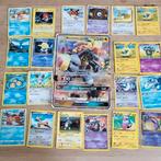 20 pokemon kaarten + 1 XXL kaart, Ophalen of Verzenden, Zo goed als nieuw, Meerdere kaarten, Foil