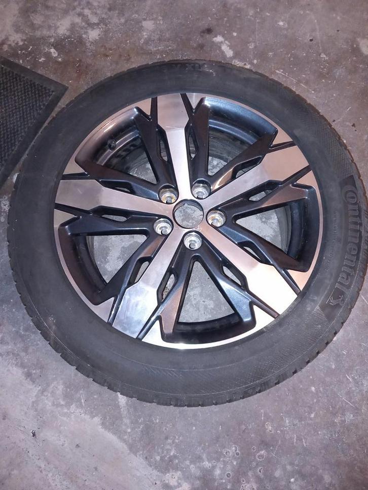 4 ALUMINIUM VELGEN 18 INCH 5/108 PEUGEOT OF ANDERE (LEES GOE, Auto-onderdelen, Banden en Velgen, Banden en Velgen, Winterbanden