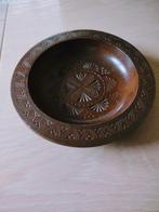 Vintage handbewerkte houten schaal/kom., Antiek en Kunst, Ophalen of Verzenden