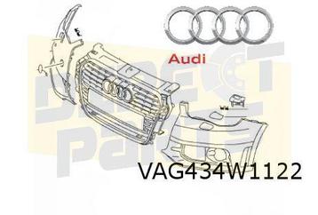 Audi A1 (6/10-1/15) voorbumperhoek Rechts (bij koplampsproei beschikbaar voor biedingen