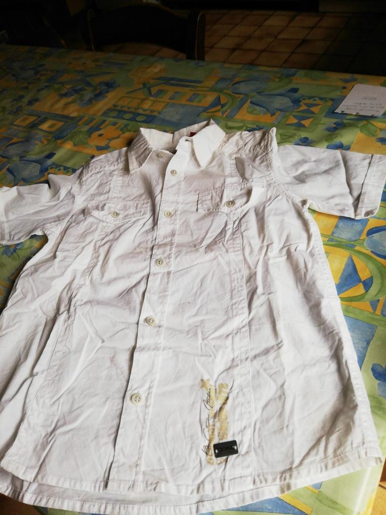 Chemise blanche Catimini. Taille 8 ans. Neuve, Enlèvement ou Envoi, Comme neuf
