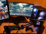 Volledig gaming setup te koop/ruilen tegen een scooter, Ophalen, Zo goed als nieuw