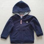 Sweat capuche bleu marine avec tirette - T18m - Petit Bateau, Ophalen, Truitje of Vestje, Zo goed als nieuw, Petit bateau