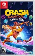 crash bandicoot 4 jeu nintendo switch, Ophalen of Verzenden, Zo goed als nieuw