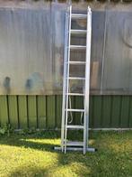 Échelle aluminium 3x9 échelons, Doe-het-zelf en Bouw, Ladders en Trappen, Ophalen, Gebruikt, Ladder