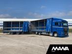 MAN TGX 26.480 6x2-2 LL CH Schuifzeil Combinatie Slaapcabine, Stof, Blauw, MAN, Bedrijf