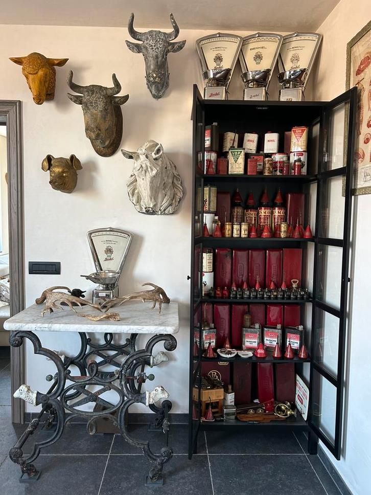 ZOEK alle soorten spullen en blikken van snijmachine berkel, Collections, Boîte en métal, Utilisé, Autre, Autres marques, Enlèvement