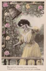 FANTASIE - Jonge vrouw met Paasklok  + 115 Jaar oud !!, Envoi, Avant 1920, Affranchie, Autres thèmes
