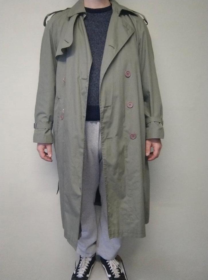 trenchcoat/imperméable Yves Saint Laurent, Kleding | Heren, Jassen | Zomer, Gedragen, Overige maten, Groen, Ophalen