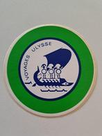 Vintage Sticker - Voyages Ulysse - Mooie staat, Verzamelen, Bedrijf of Vereniging, Ophalen of Verzenden, Zo goed als nieuw
