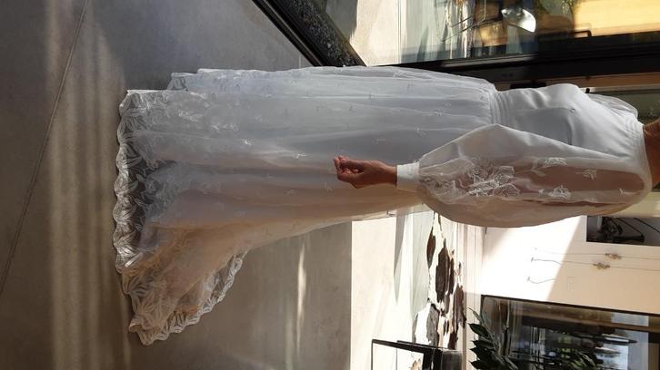 Trouwjurk, Kleding | Dames, Trouwkleding en Trouwaccessoires, Zo goed als nieuw, Trouwjurk, Wit, Ophalen