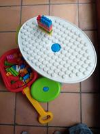 Table pour et avec blocs de construction  + petit chariot, Enlèvement, Comme neuf