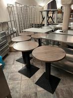 5 ronde tafels 60 diameteren 74cm hoog, Ophalen, Gebruikt, Nicole & Co, Nicole-co@outlook.com