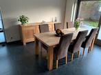 Complete set mooie deftige meubels!, Huis en Inrichting, Complete eetkamers, Ophalen, Zo goed als nieuw, Landelijk, 6 tot 8 stoelen