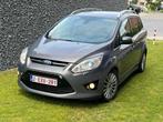 Ford Grand C-Max 2.0Diesel 100kw, Auto's, Ford, Automaat, Euro 5, Zwart, Bruin