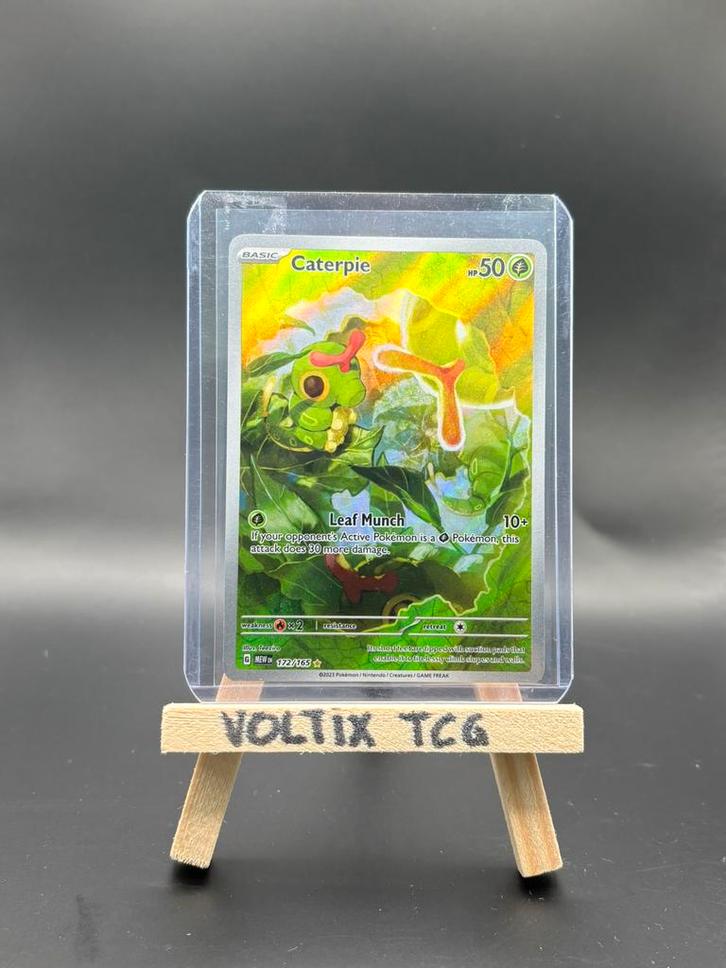 Caterpie (MEW 172), Hobby en Vrije tijd, Verzamelkaartspellen | Pokémon, Zo goed als nieuw, Losse kaart, Verzenden