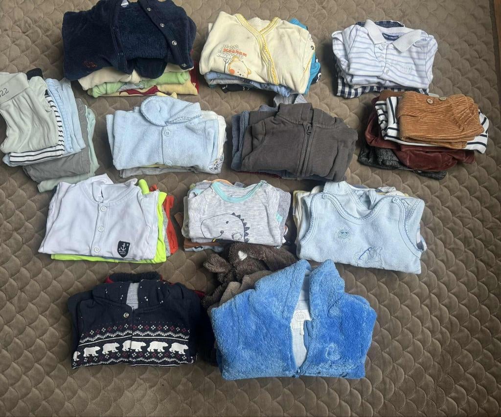Pakket jongenskleding maat 56, Enfants & Bébés, Vêtements de bébé | Packs de vêtements pour bébés, Taille 56, Enlèvement