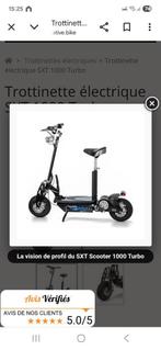 Trottinette électrique station 1000w turbo, Vélos & Vélomoteurs, Enlèvement, Utilisé, Step électrique (E-scooter), SXT 1000w turbo