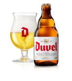 Metalen reclamebord Duvel 7 - retro vintage mancave, Ophalen of Verzenden, Zo goed als nieuw, Reclamebord, Plaat of Schild, Duvel