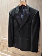 Matinique zwarte wollen blazer met rode details, Eur 50, Kleding | Heren, Kostuums en vesten, Verzenden, Nieuw, Zwart, Matinique