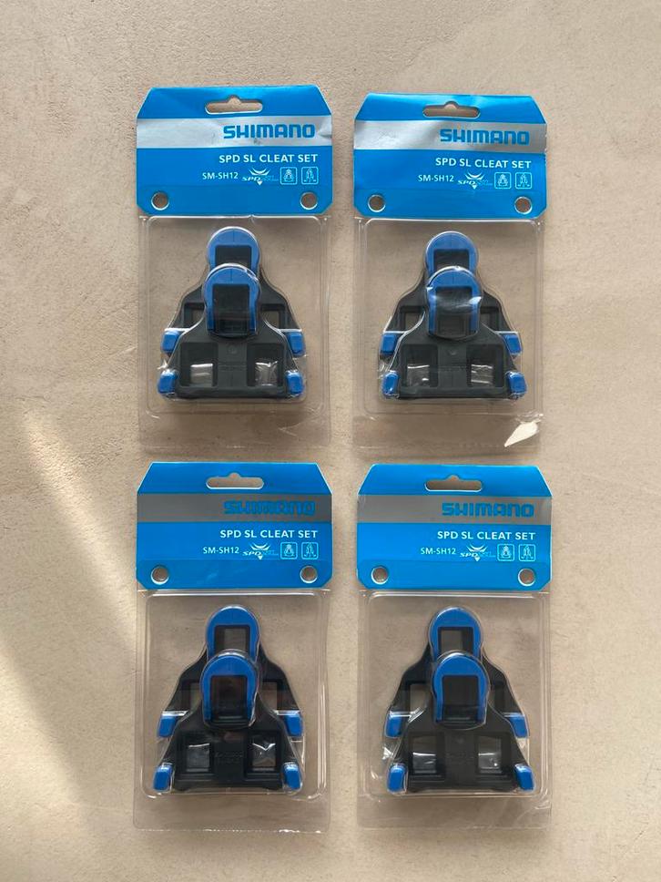 Shimano x4 sh12 livraison gratuite cales Blues, Vélos & Vélomoteurs, Vélos Pièces, Neuf, Vélo de course, Envoi