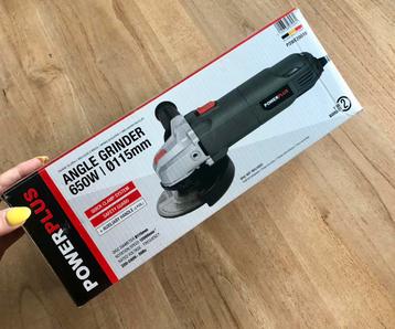 Haakse slijper saw power plus 650w 0115mm zwartgrijs beschikbaar voor biedingen