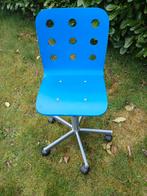 Kinderbureaustoel ikea, Ophalen, Gebruikt, Blauw, Bureaustoel