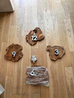 Rustieke houten klok, Huis en Inrichting, Ophalen, Zo goed als nieuw, Wandklok