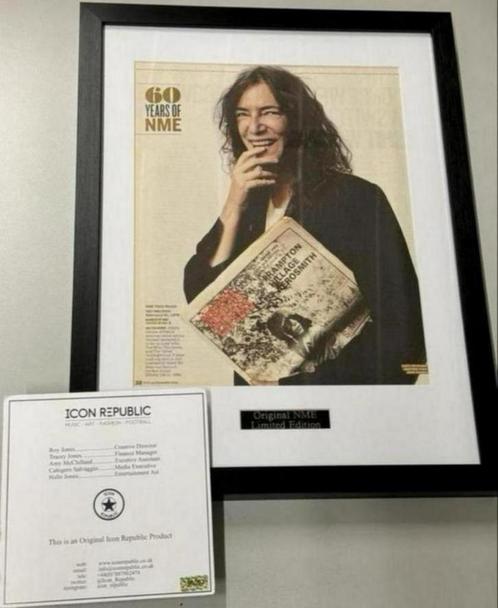 Patti Smith Original NME 2012-60 Year Edition + Certificaat, Verzamelen, Muziek, Artiesten en Beroemdheden, Nieuw, Poster, Artwork of Schilderij