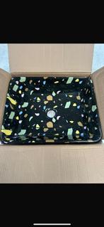 Terrazo Lavabo Zwart Vierkant, Doe-het-zelf en Bouw, Sanitair, Ophalen, Nieuw, Steen, Wastafel