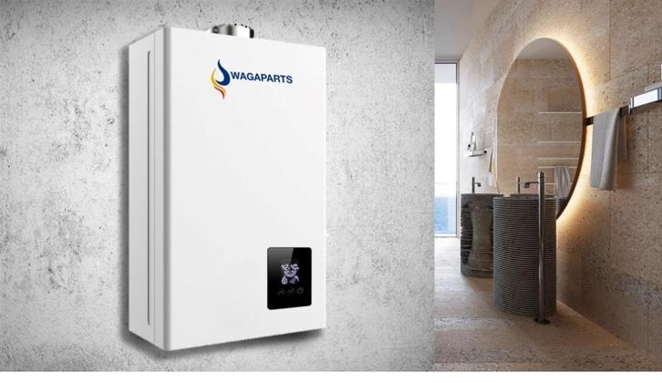 Wagaparts 12 ltr geiser gesloten propaan / butaan € 444,00, Doe-het-zelf en Bouw, Chauffageketels en Boilers, Nieuw, Geiser, Propaan of Butaan