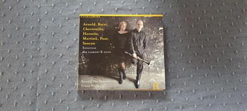 Sonatinas for clarinet & piano ronals van spaendonck eliane, Cd's en Dvd's, Cd's | Klassiek, Ophalen of Verzenden