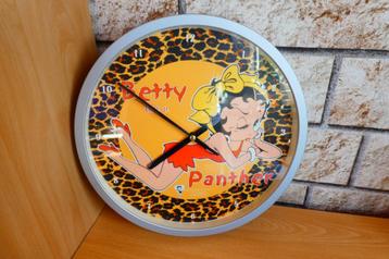 Betty Boop zeldzame panterklok 2000 beschikbaar voor biedingen