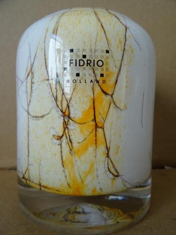 Vaas vintage vaas glazen Fidrio vaas Fidrio Holland 11cm