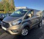 Ford Transit Custom 2.0 EcoBlue 130CH 1ÈRE MAIN BOITE AUTO, Auto's, Automaat, Stof, Zwart, Beige