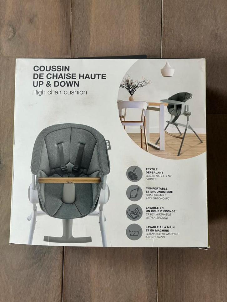 Béaba stoffen zithoes voor de Up&down kinderstoel, Kinderen en Baby's, Kinderstoelen, Nieuw, Overige typen, Aanschuifbaar, Gordel(s)