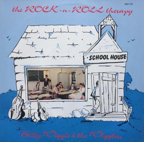 Billy wiggle &; the wigglers*– the rock-n-roll therapy LP, Cd's en Dvd's, Vinyl | Rock, Zo goed als nieuw, Rock-'n-Roll, 12 inch