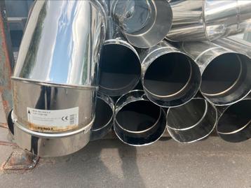 Inox buizen voor afvoer 180 diameter, Enlèvement, Comme neuf, Inox, Évacuation