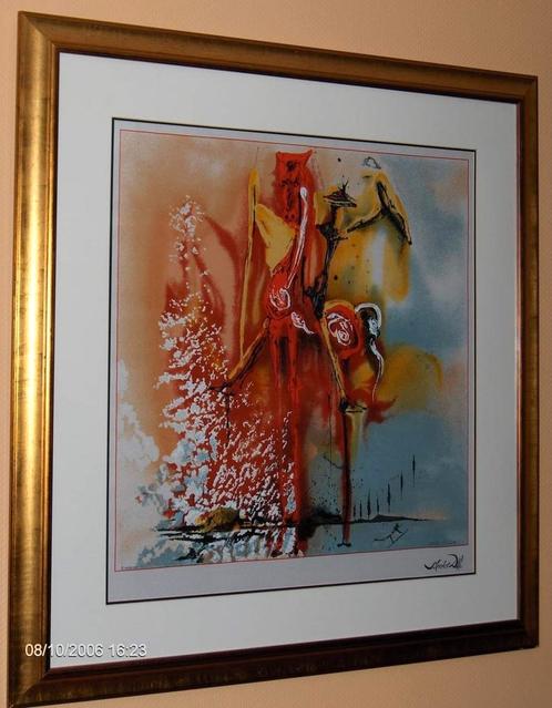 Salvador Dali - "Le chevalier Moyennageux ", Antiek en Kunst, Kunst | Litho's en Zeefdrukken, Ophalen