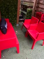 Stoelen en banken, Tuin en Terras, Ophalen, Kunststof, Gebruikt, Meer dan 8 zitplaatsen