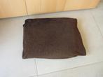 Zachte bruine fleece deken 130x200 cm, Huis en Inrichting, Ophalen of Verzenden