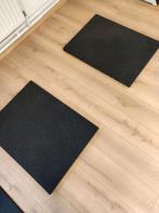 Rubberen afwerpmat fitness x2, Sport en Fitness, Ophalen, Zo goed als nieuw