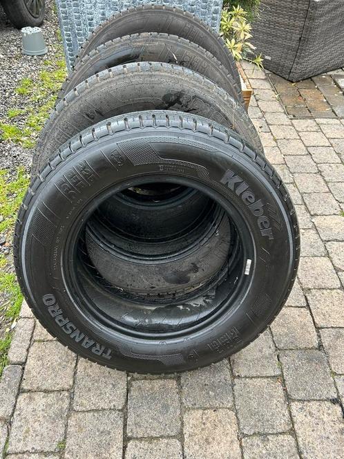 4 zomerbanden kleber 225/65/16C 112/110R van, Auto diversen, Wieldoppen, Zo goed als nieuw