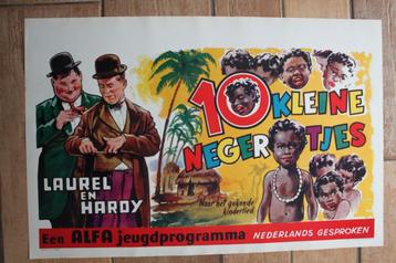 filmaffiche Laurel And Hardy 10 kleine negertjes filmposter beschikbaar voor biedingen